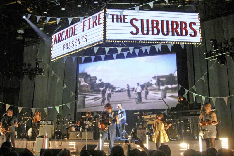Arcade Fire stage design